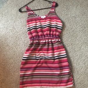 Loft- striped dress size 6p